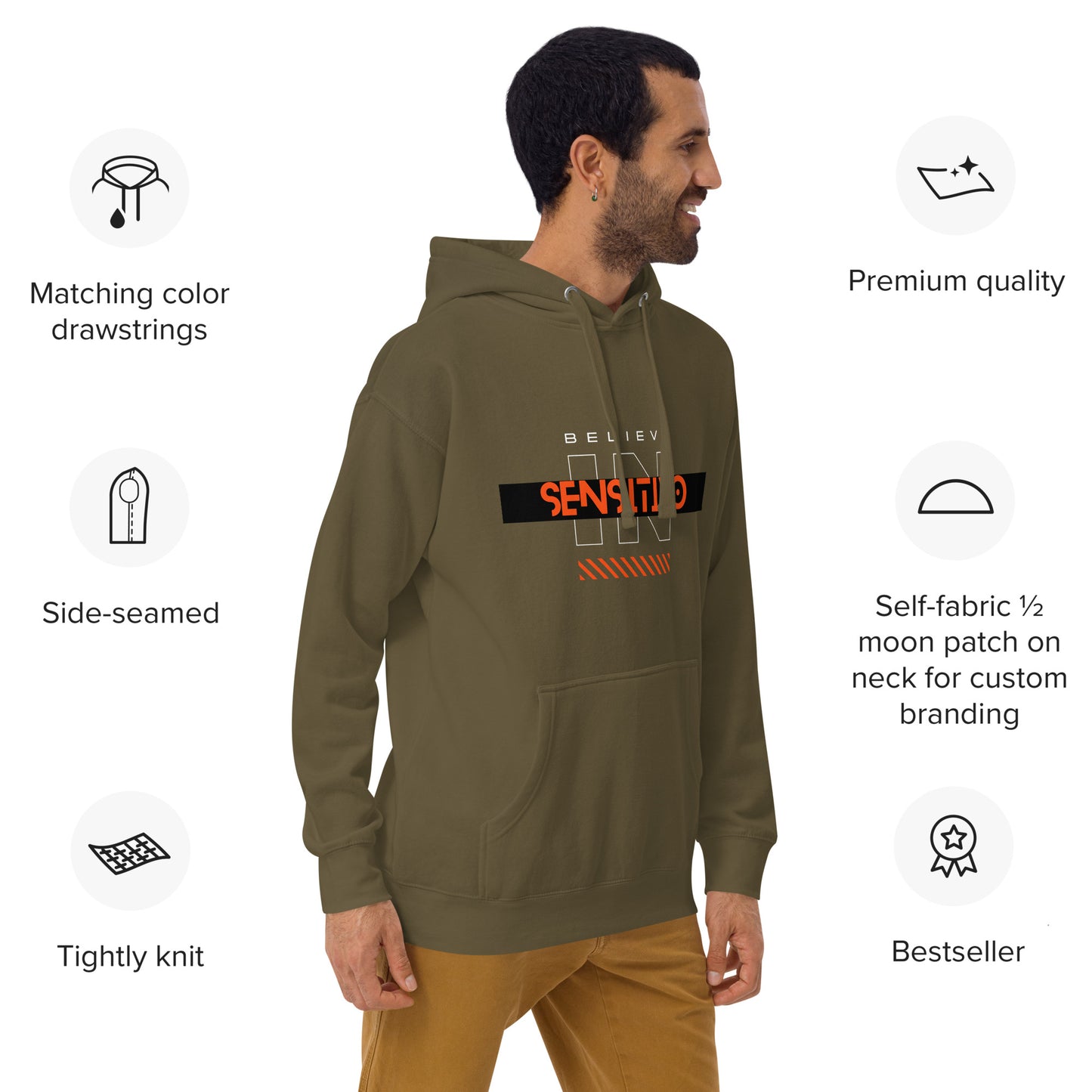 Believe in Sensitivo Unisex Hoodie