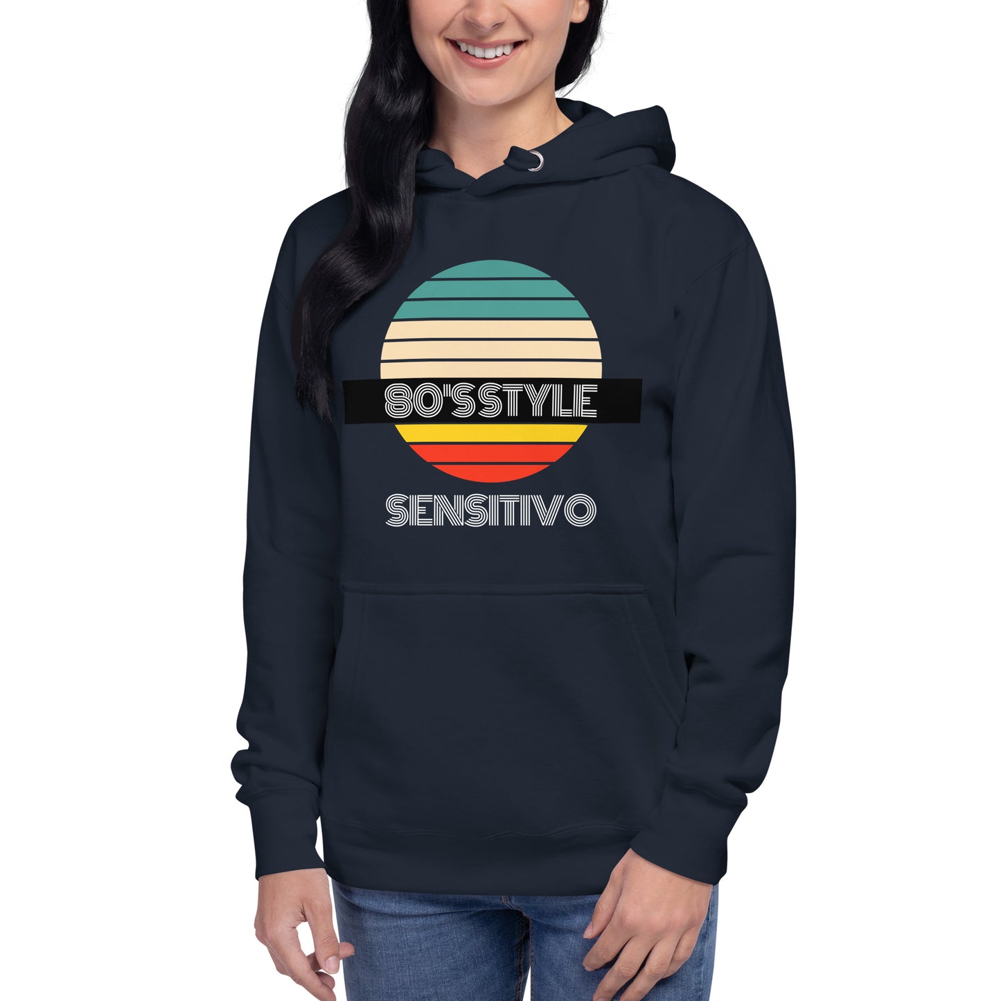 80's Style Sensitivo Unisex Hoodie