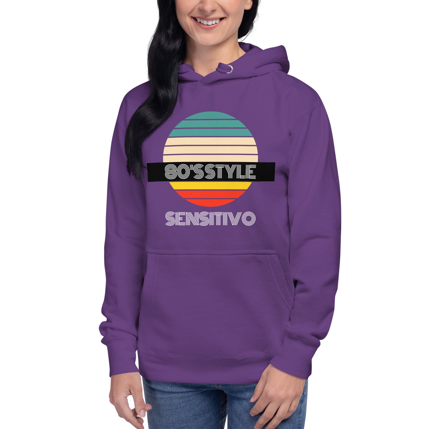 80's Style Sensitivo Unisex Hoodie