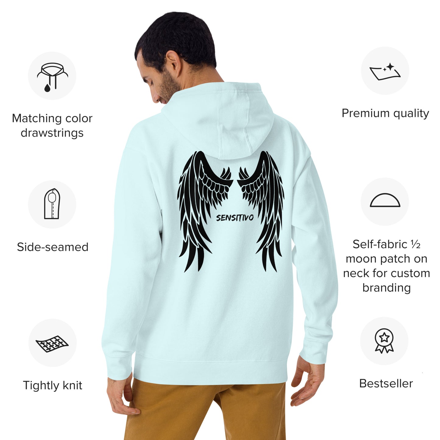 Warrior Angel B Unisex Hoodie