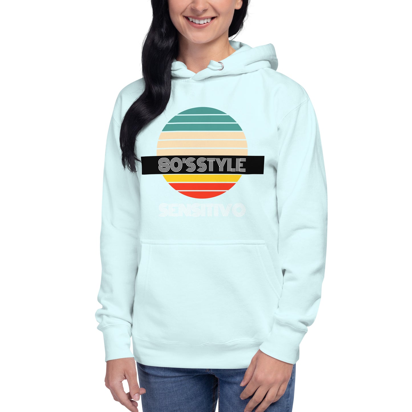 80's Style Sensitivo Unisex Hoodie