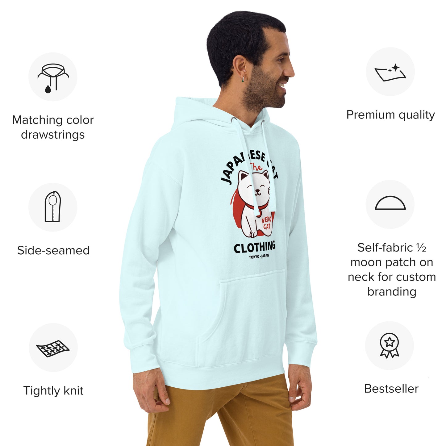 Neko Cat Unisex Hoodie