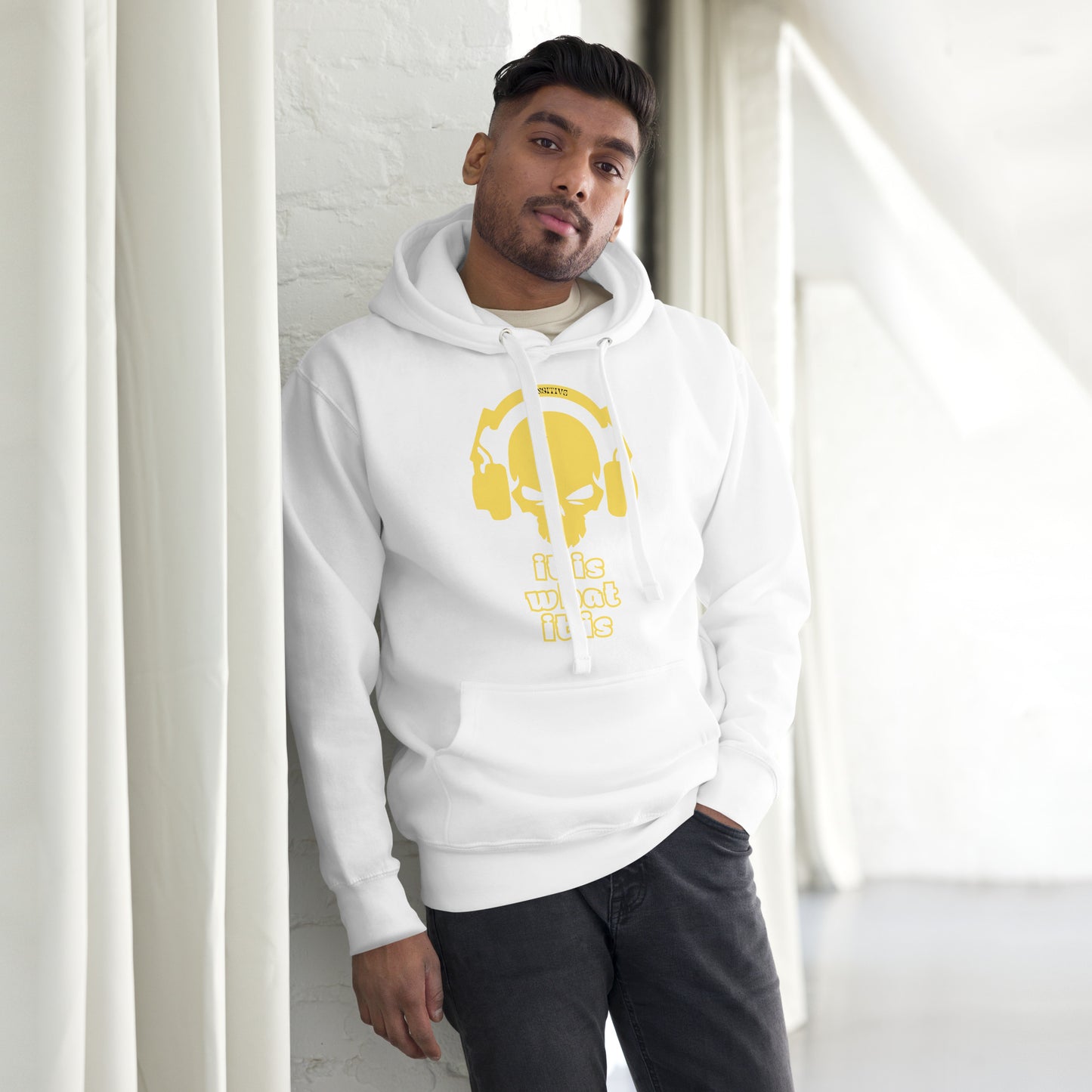 It is What It is Yellow Unisex Hoodie
