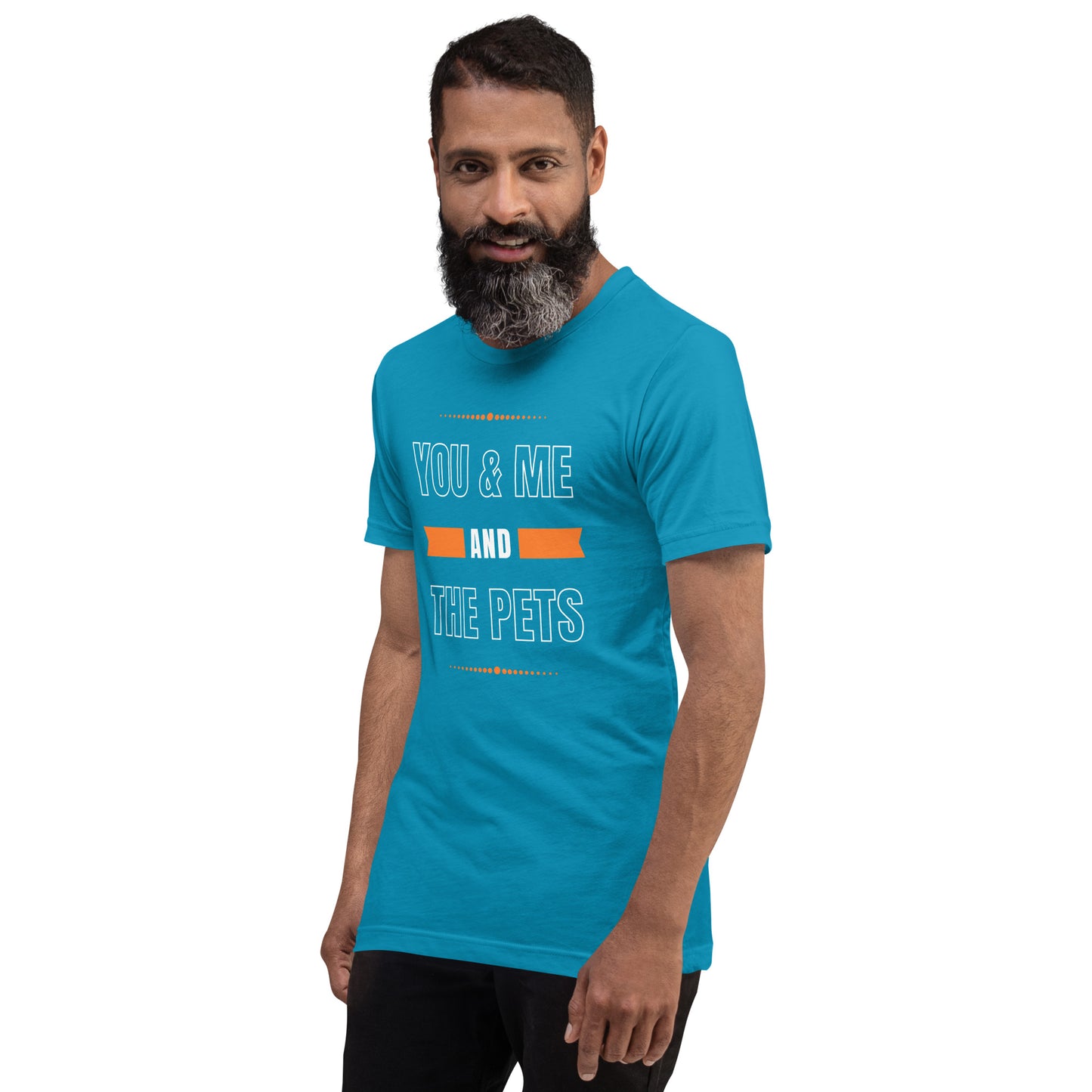 You & Me and the Pets Unisex t-shirt