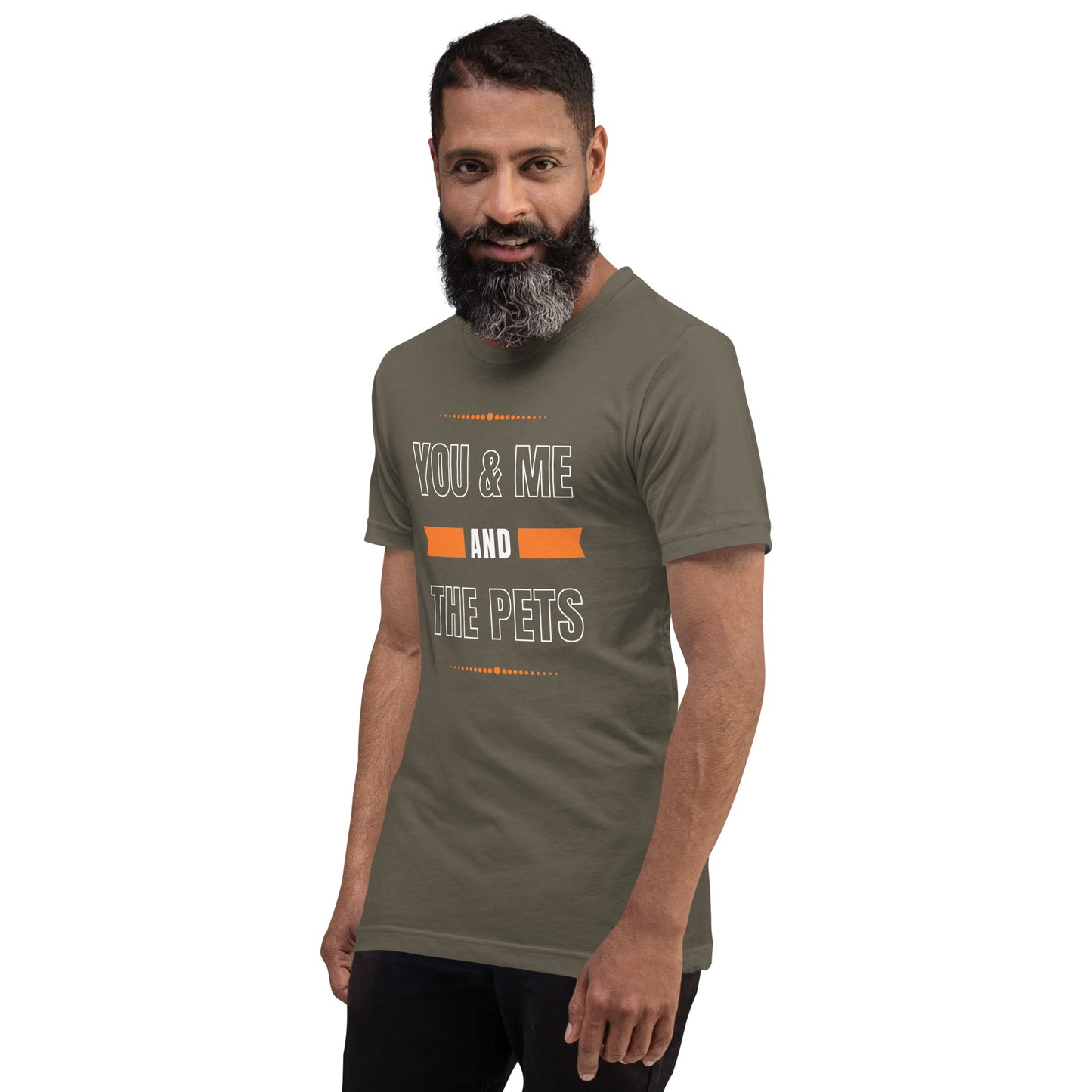 You & Me and the Pets Unisex t-shirt