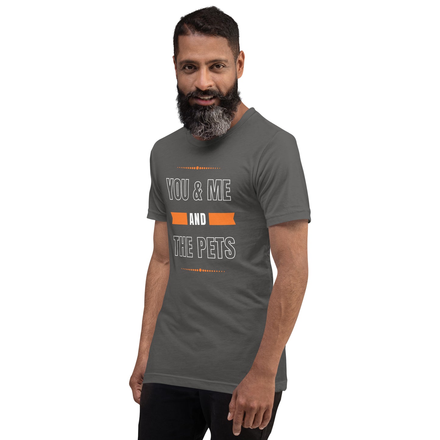 You & Me and the Pets Unisex t-shirt