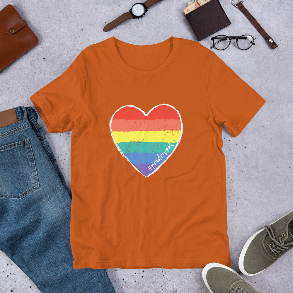 Pride heart Unisex t-shirt