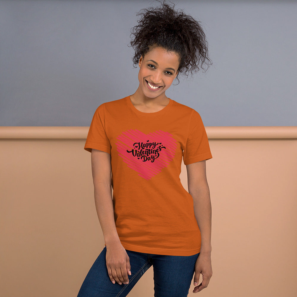 Happy Valentine's Day 2 Unisex t-shirt