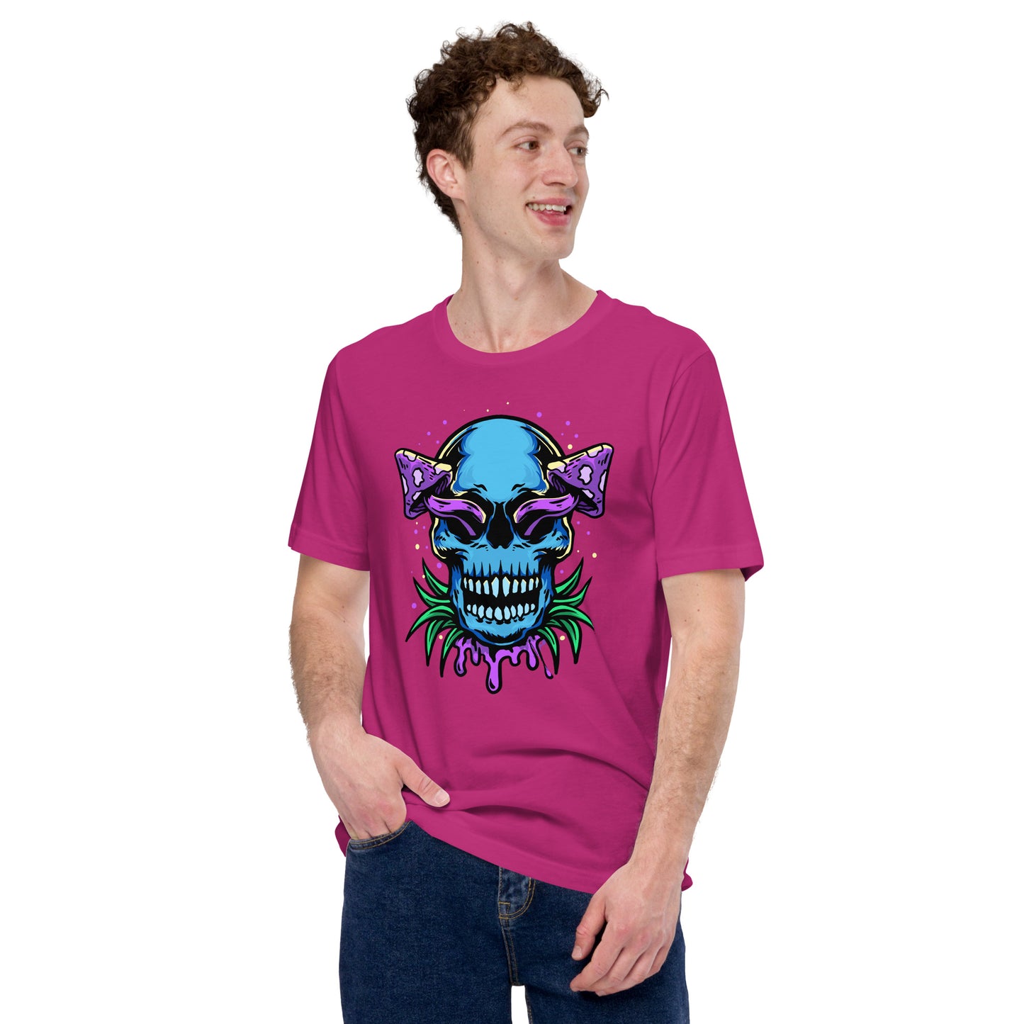Mushroom Skull Unisex t-shirt