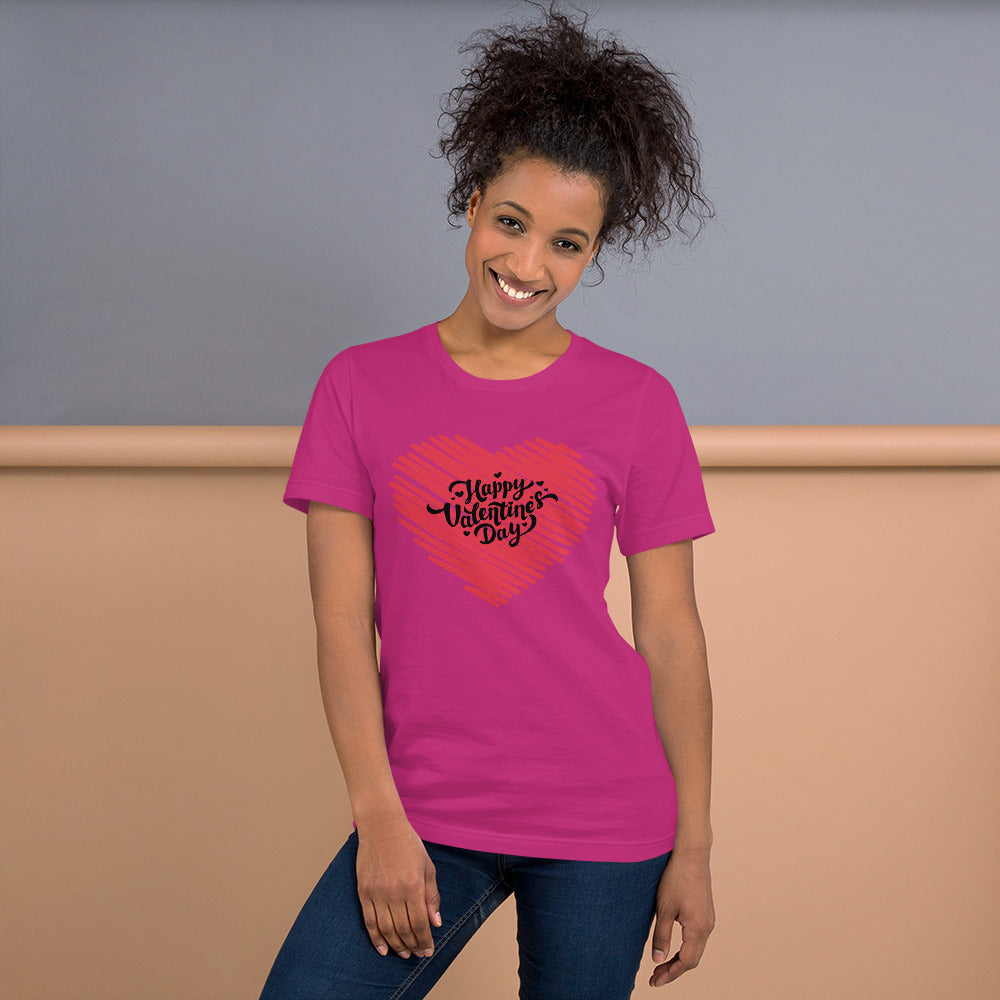 Happy Valentine's Day 2 Unisex t-shirt