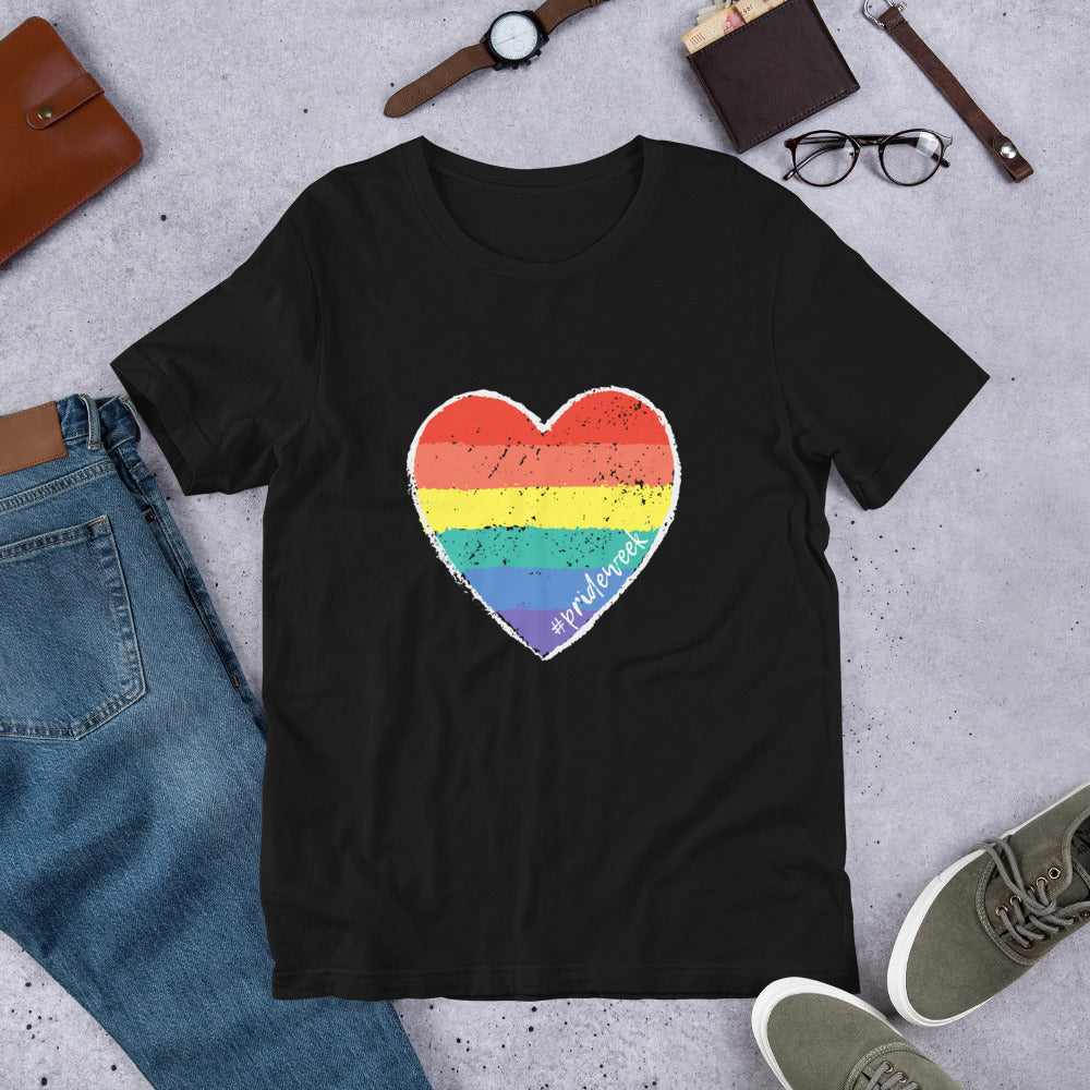 Pride heart Unisex t-shirt