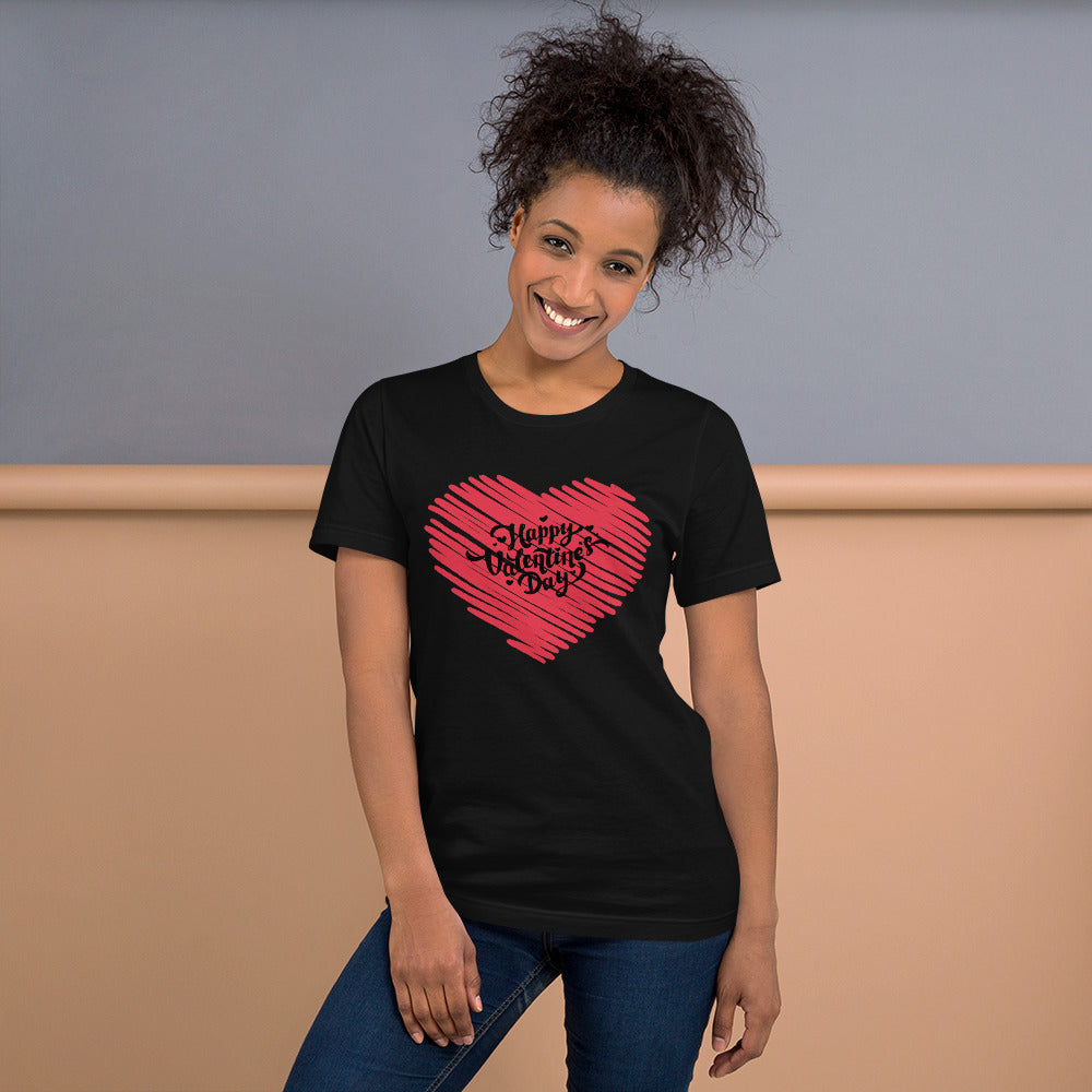Happy Valentine's Day 2 Unisex t-shirt