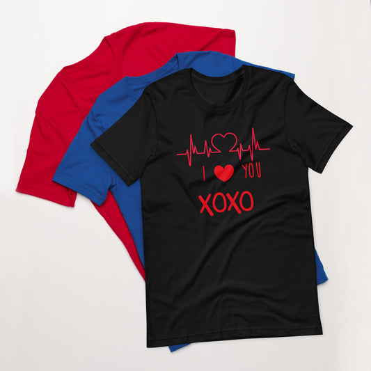 I Love You XOXO Unisex t-shirt