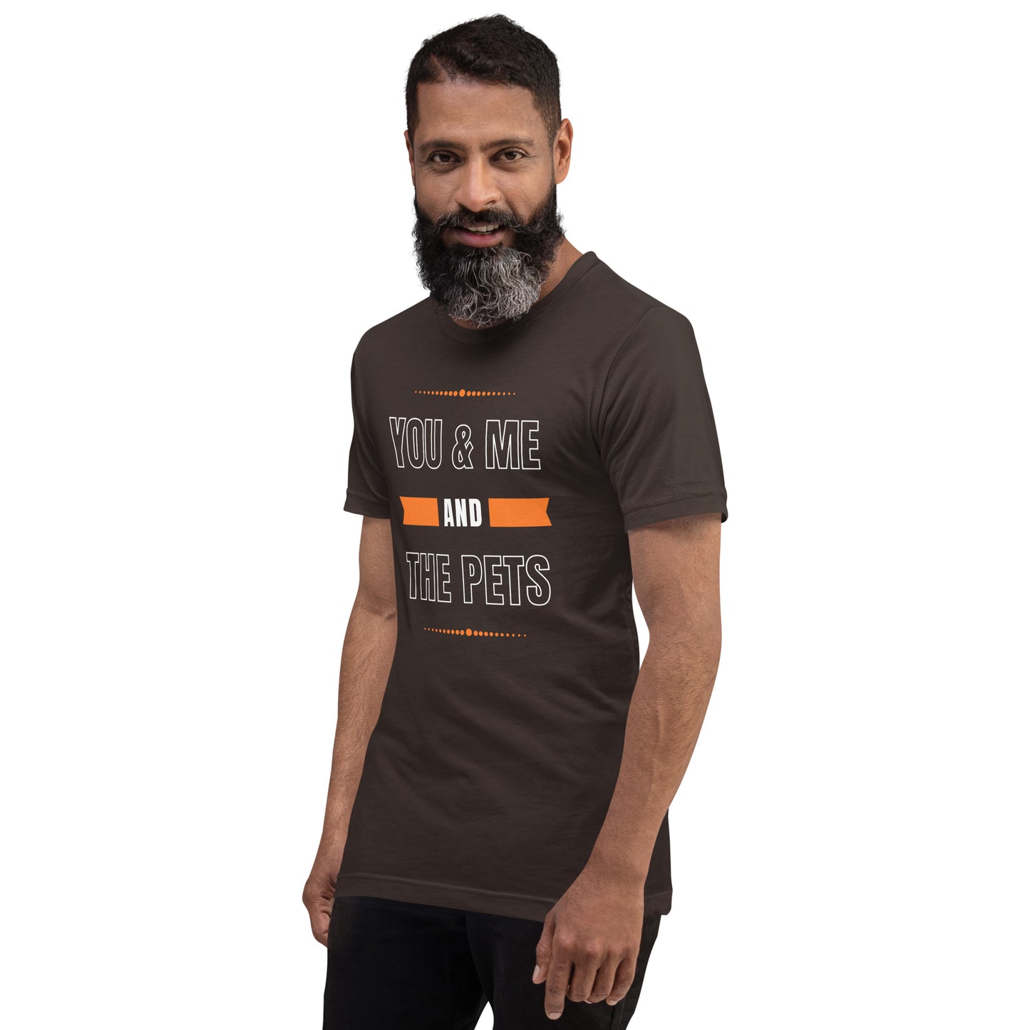 You & Me and the Pets Unisex t-shirt