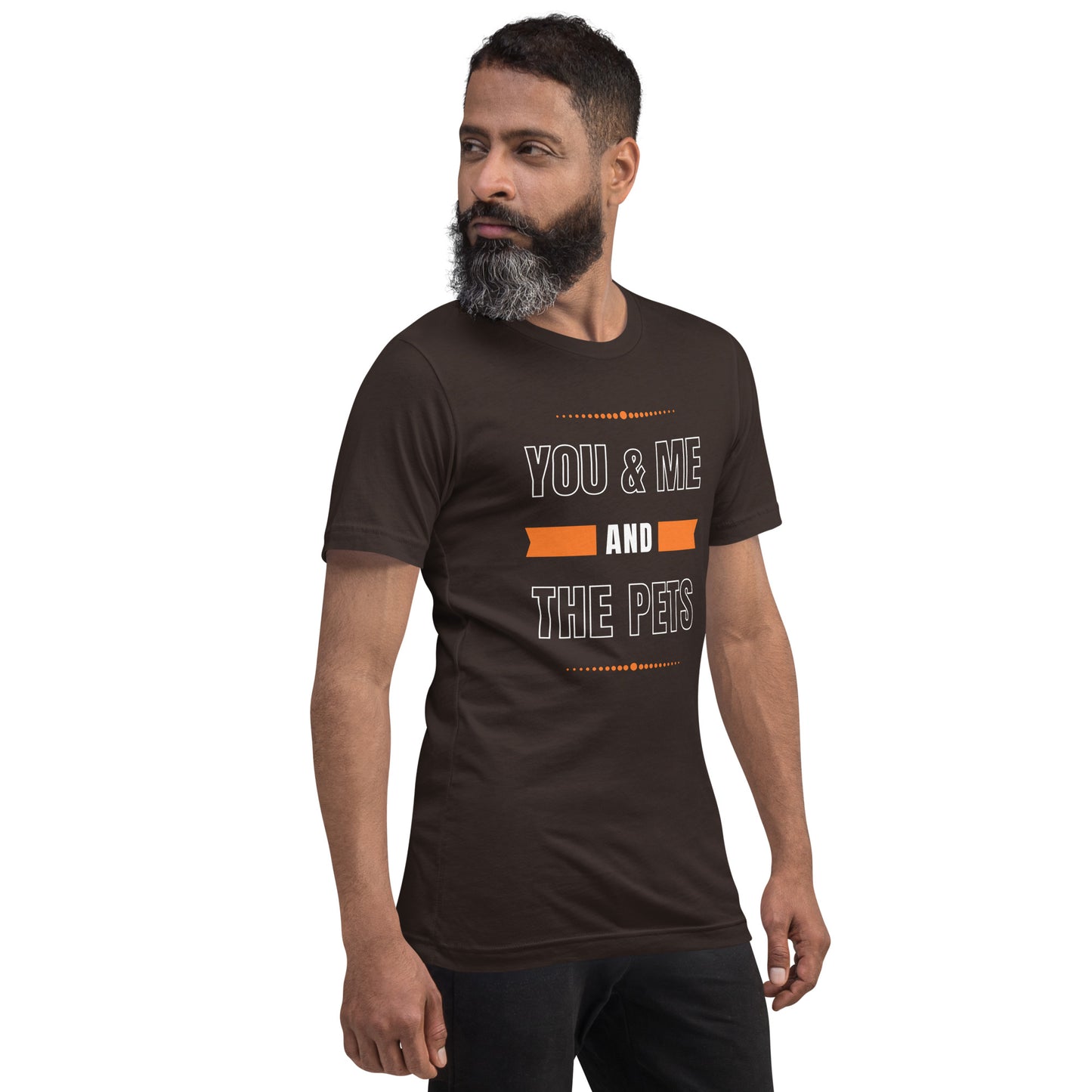 You & Me and the Pets Unisex t-shirt