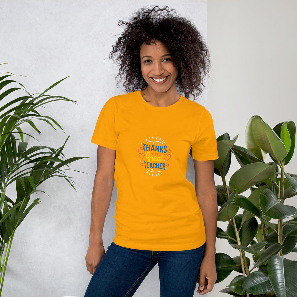 Thanks Teacher Unisex t-shirt