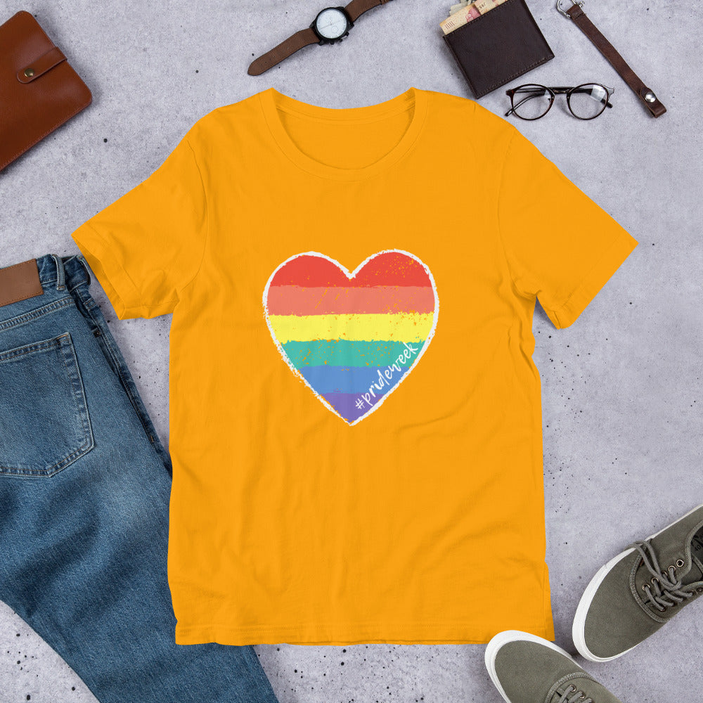 Pride heart Unisex t-shirt