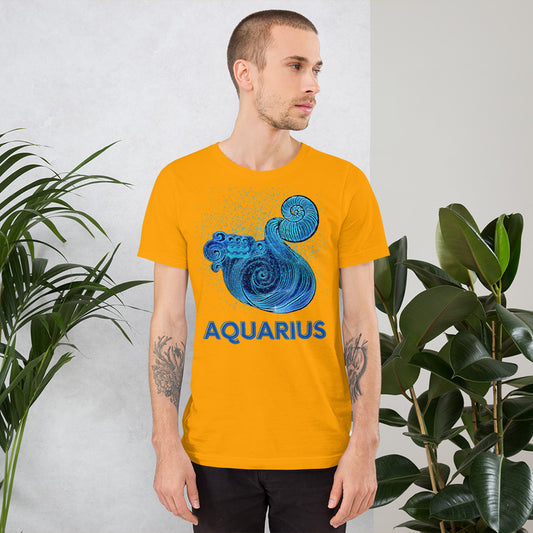 Zodiac Aquarius Unisex t-shirt