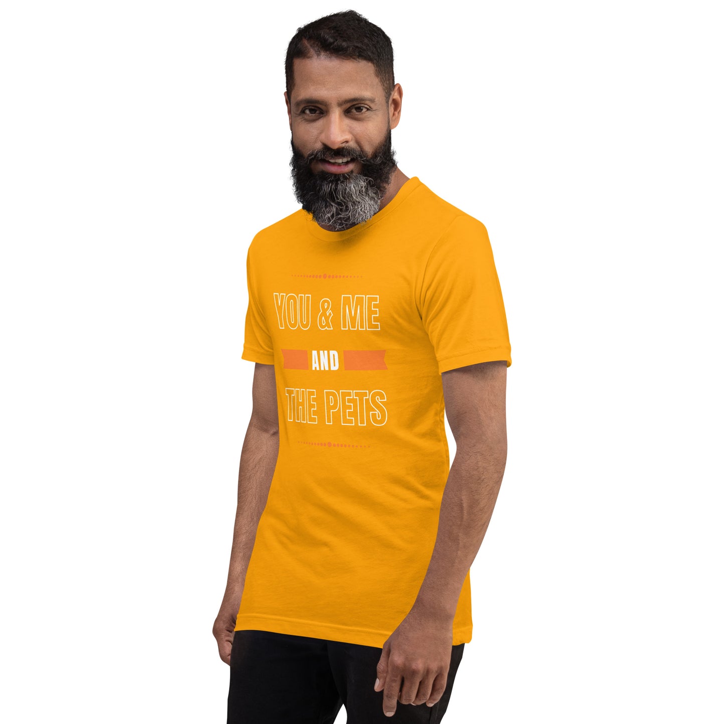 You & Me and the Pets Unisex t-shirt