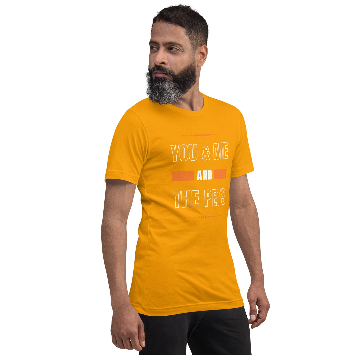 You & Me and the Pets Unisex t-shirt