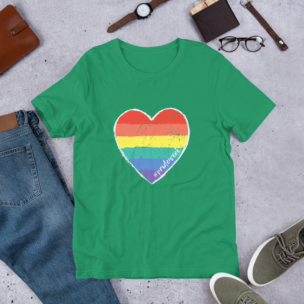 Pride heart Unisex t-shirt