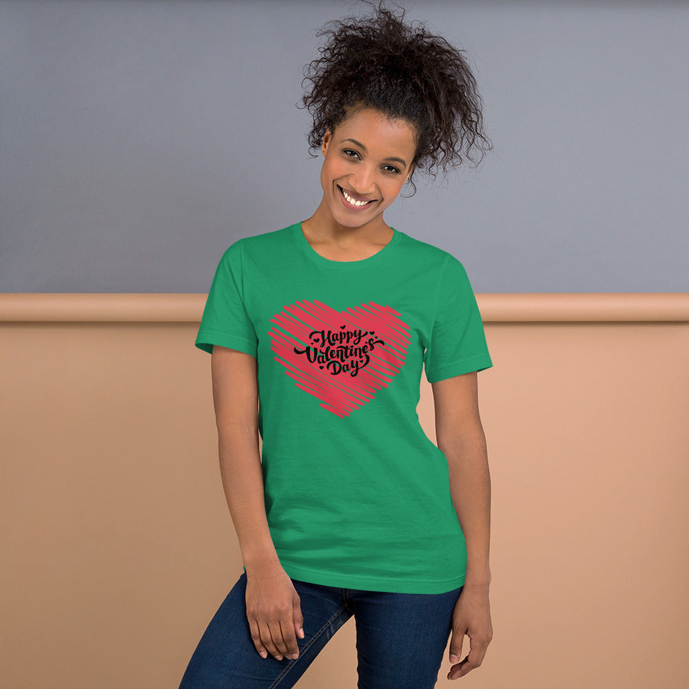 Happy Valentine's Day 2 Unisex t-shirt
