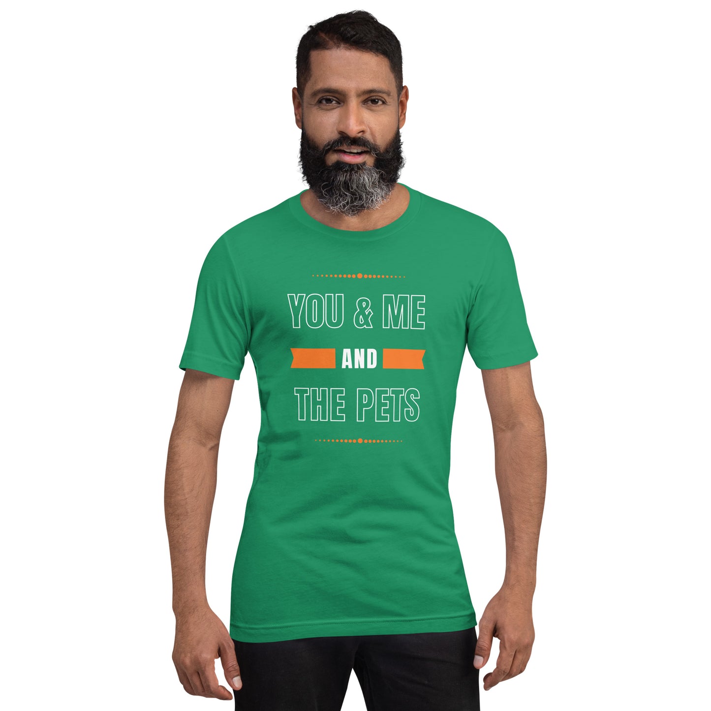 You & Me and the Pets Unisex t-shirt