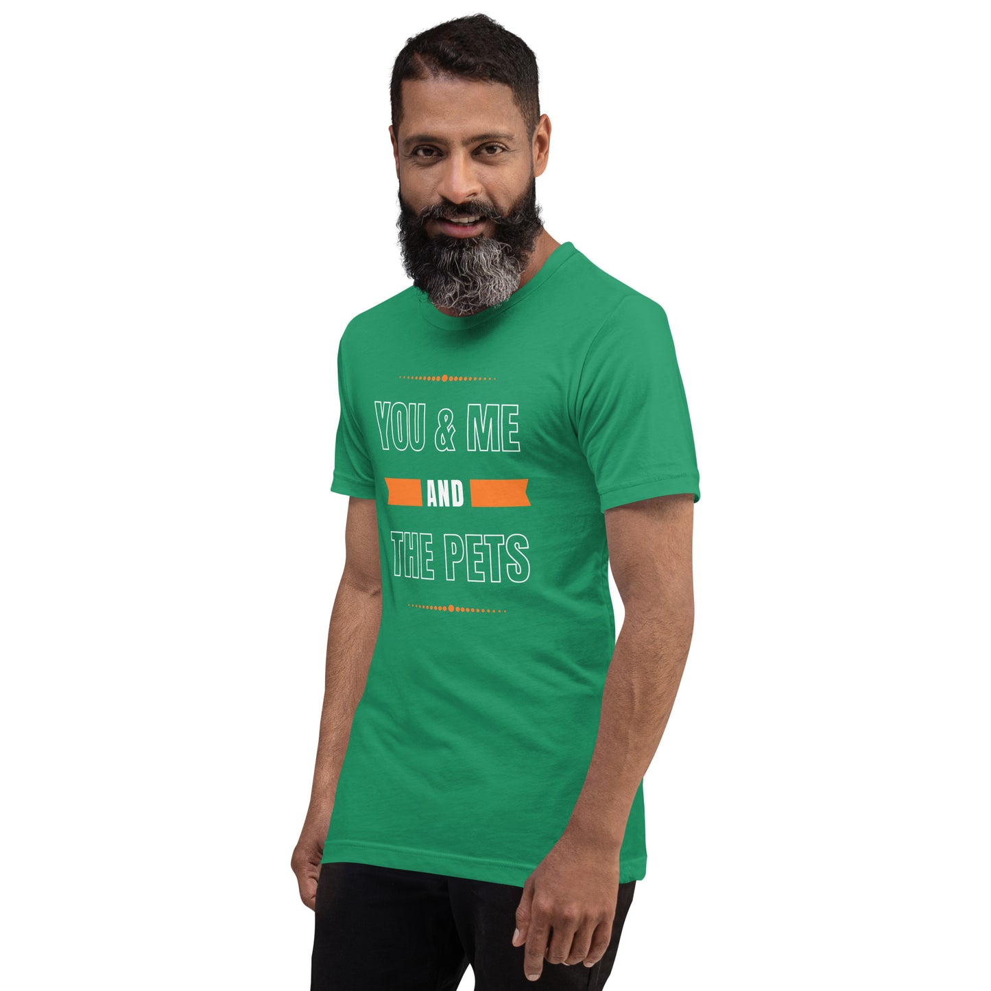You & Me and the Pets Unisex t-shirt