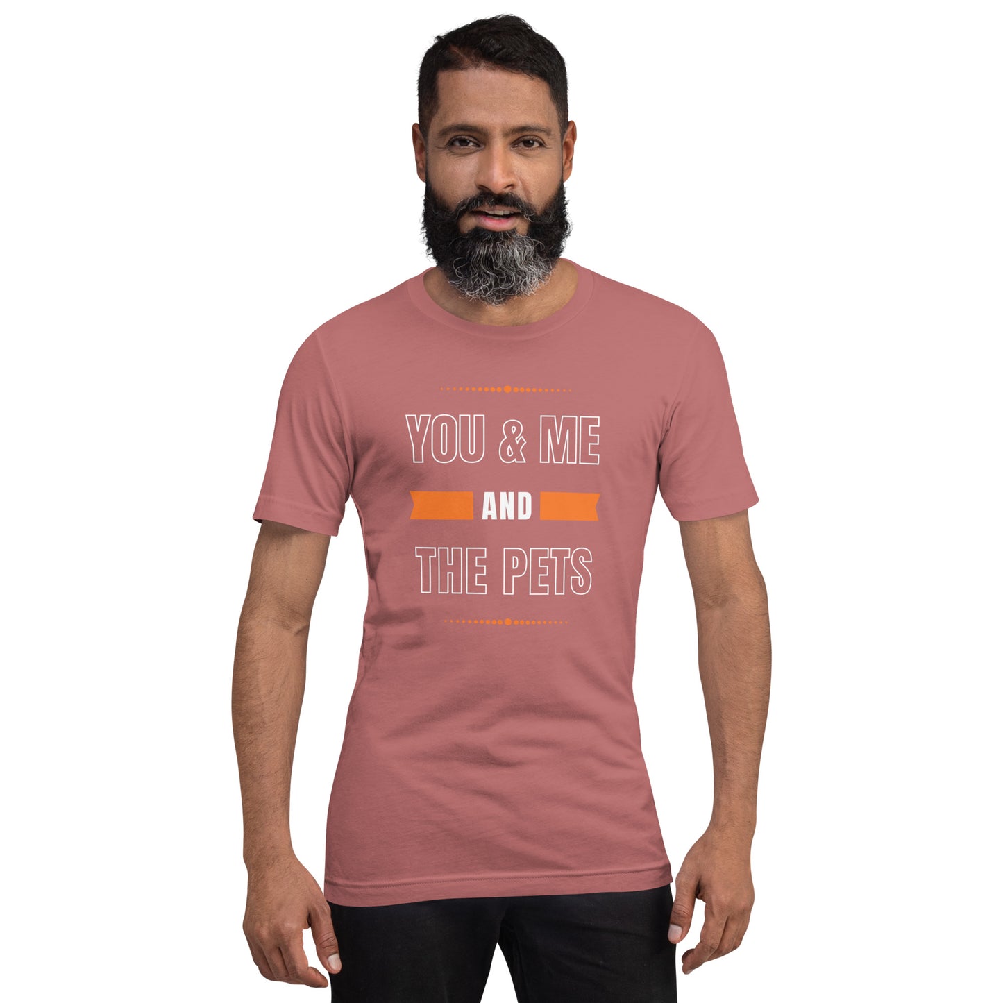 You & Me and the Pets Unisex t-shirt