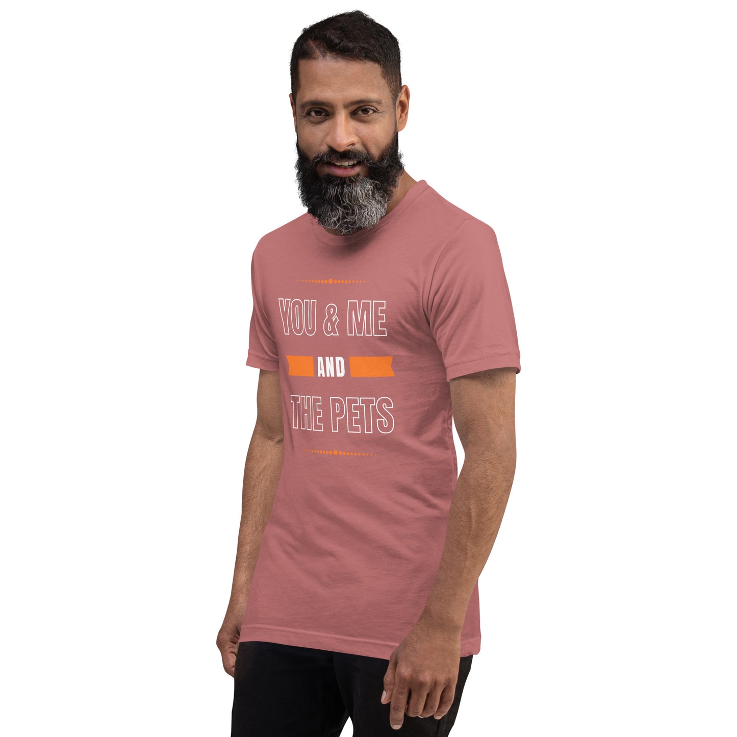 You & Me and the Pets Unisex t-shirt