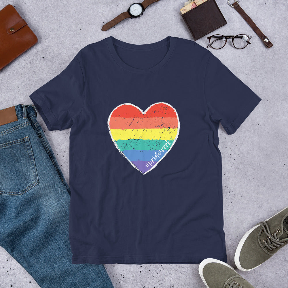 Pride heart Unisex t-shirt