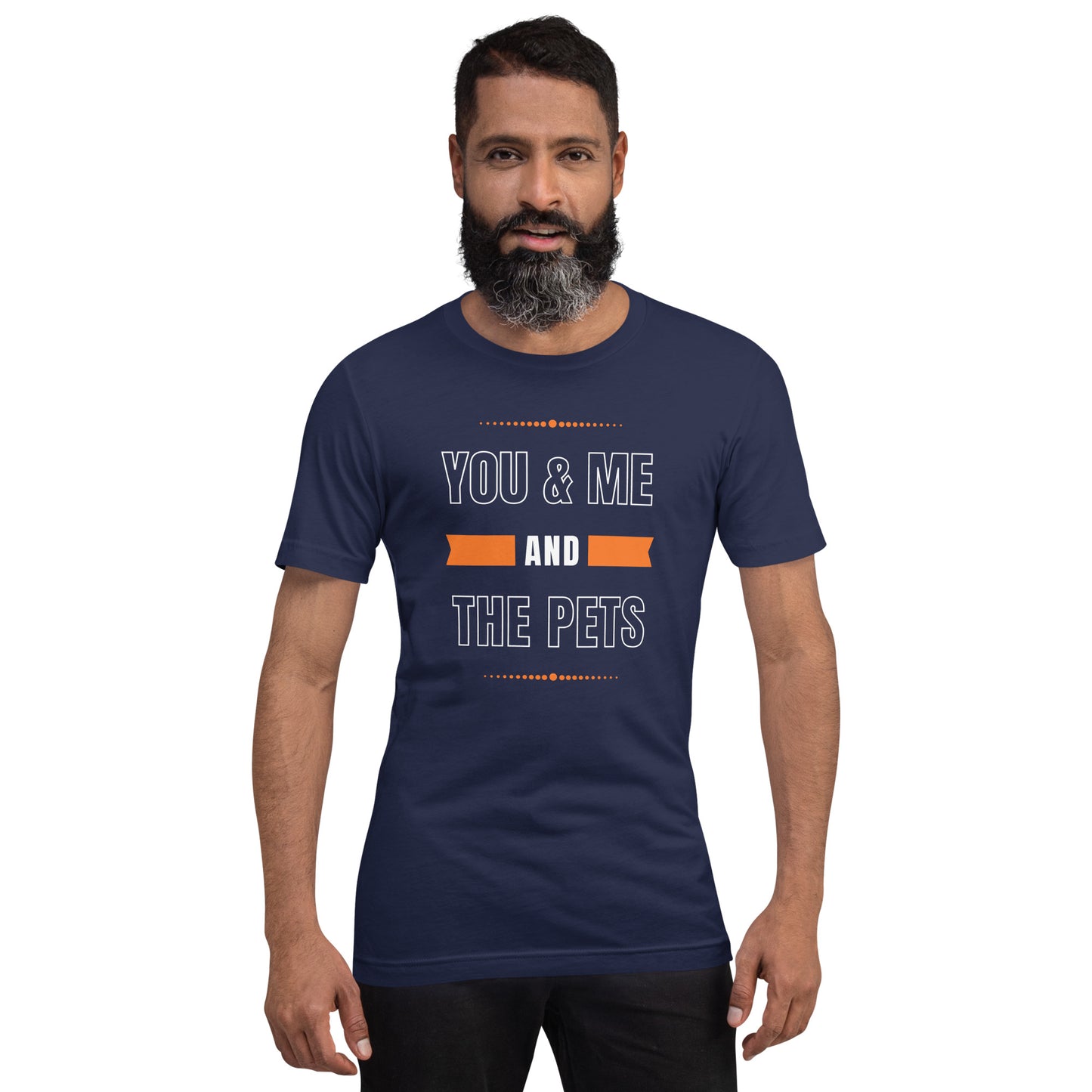 You & Me and the Pets Unisex t-shirt