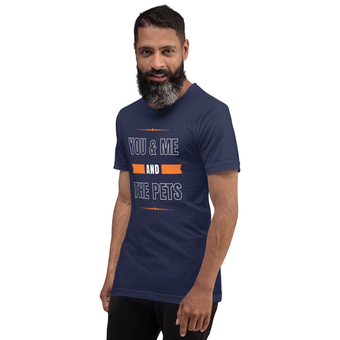 You & Me and the Pets Unisex t-shirt