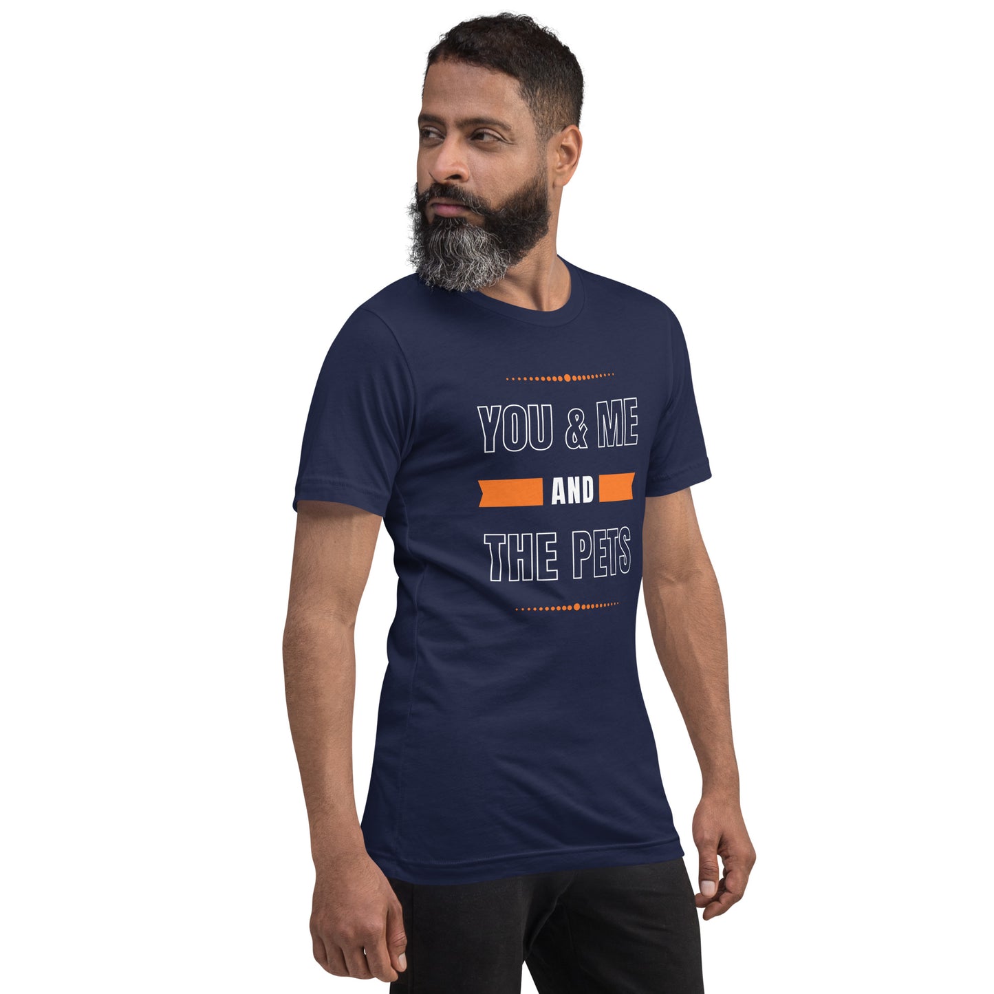 You & Me and the Pets Unisex t-shirt
