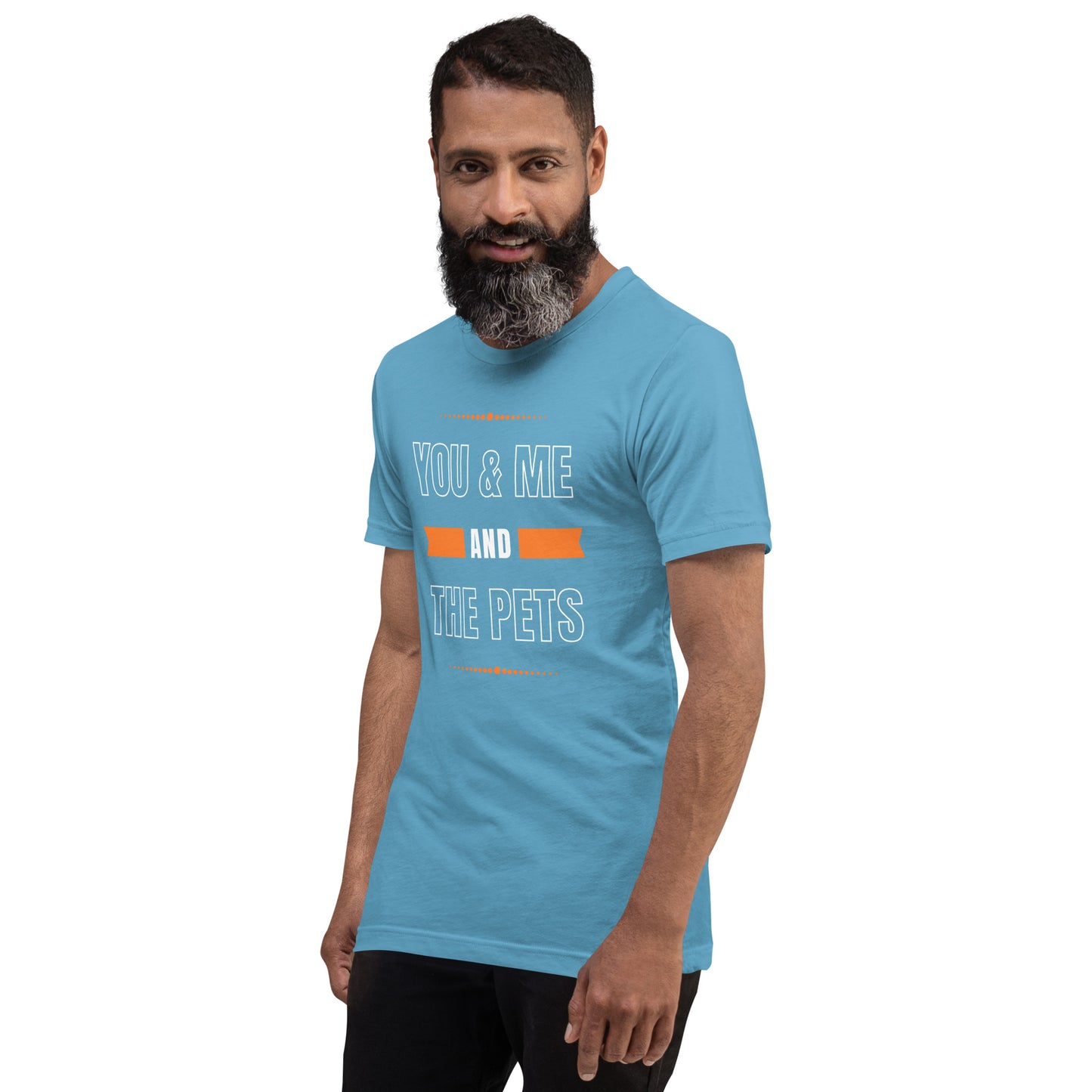 You & Me and the Pets Unisex t-shirt