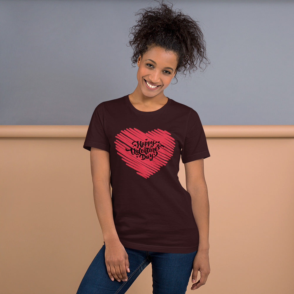 Happy Valentine's Day 2 Unisex t-shirt