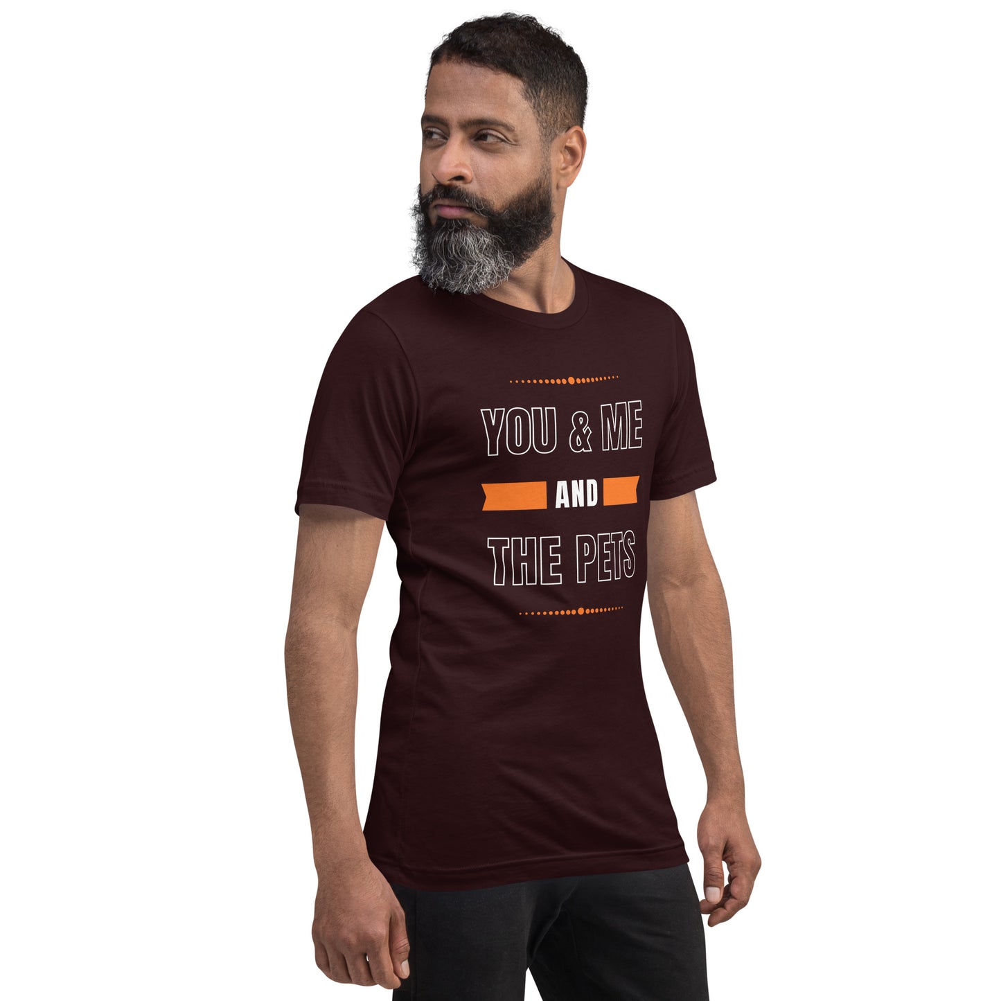 You & Me and the Pets Unisex t-shirt