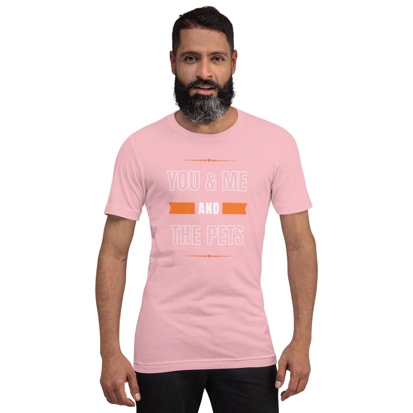 You & Me and the Pets Unisex t-shirt