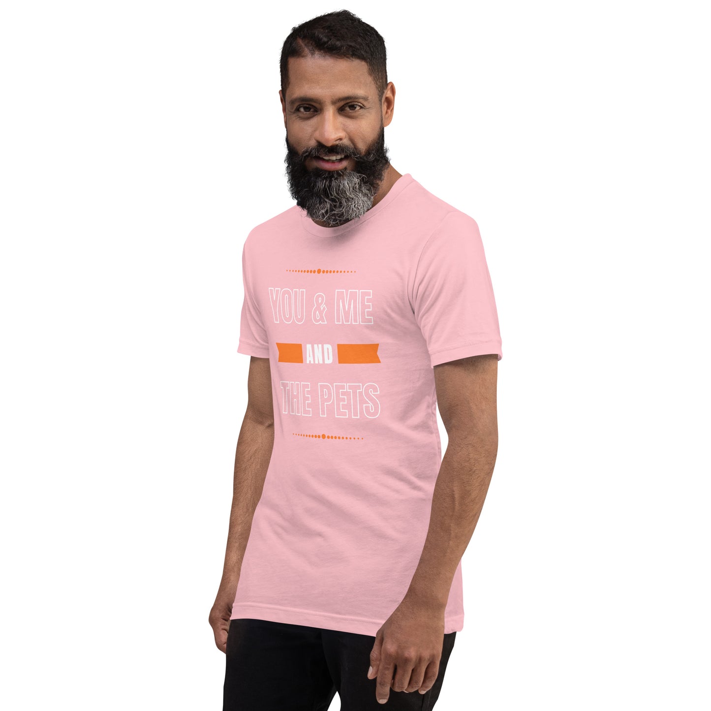 You & Me and the Pets Unisex t-shirt