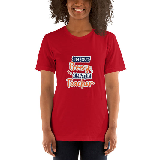 Boosy teacher Unisex t-shirt