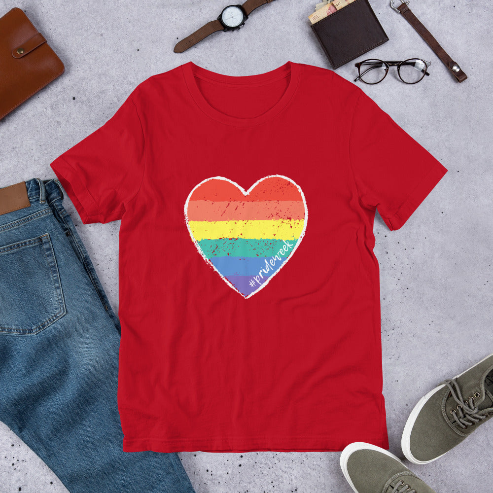 Pride heart Unisex t-shirt