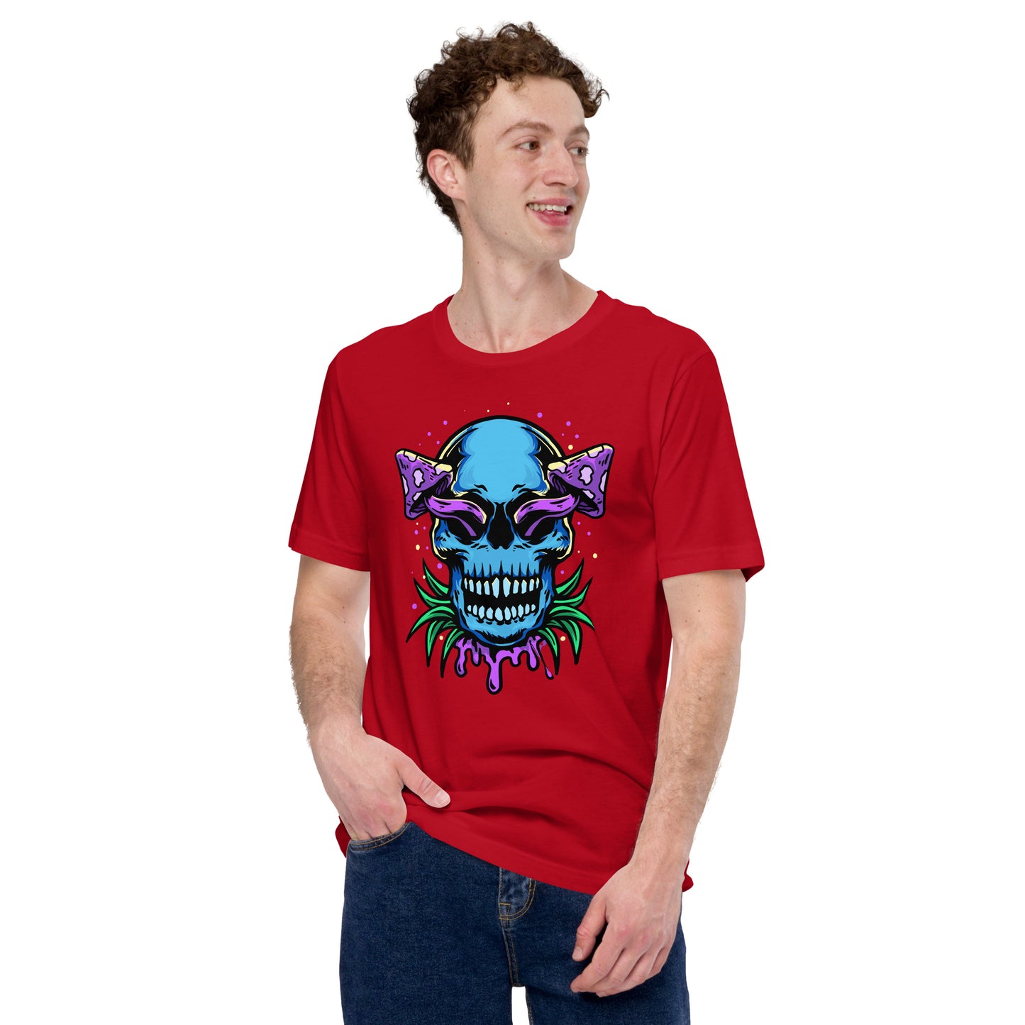 Mushroom Skull Unisex t-shirt