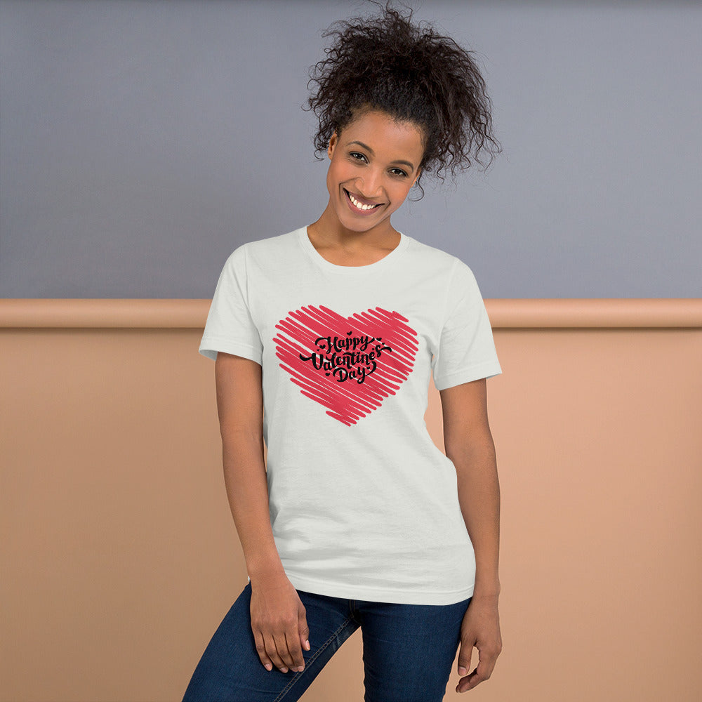 Happy Valentine's Day 2 Unisex t-shirt