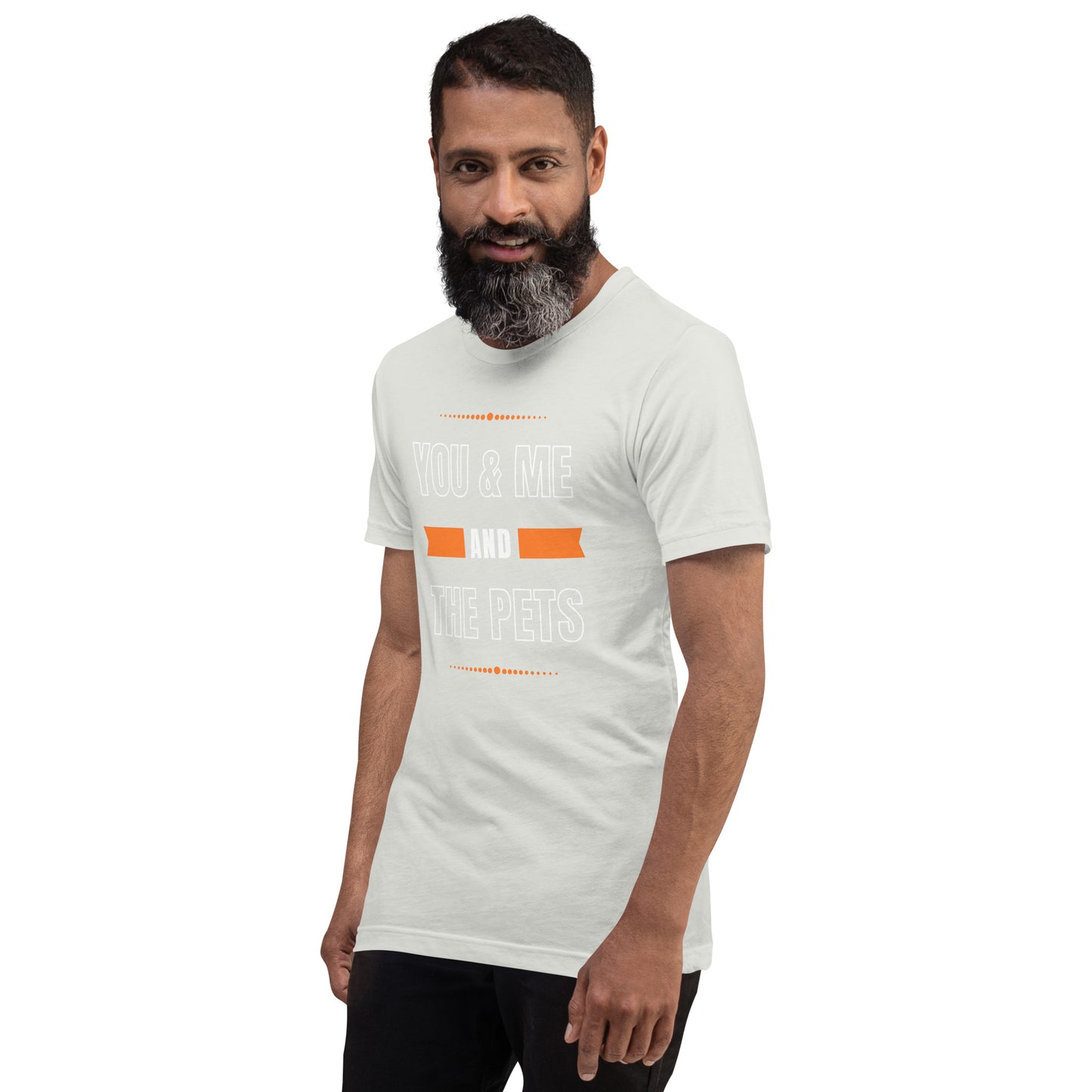 You & Me and the Pets Unisex t-shirt