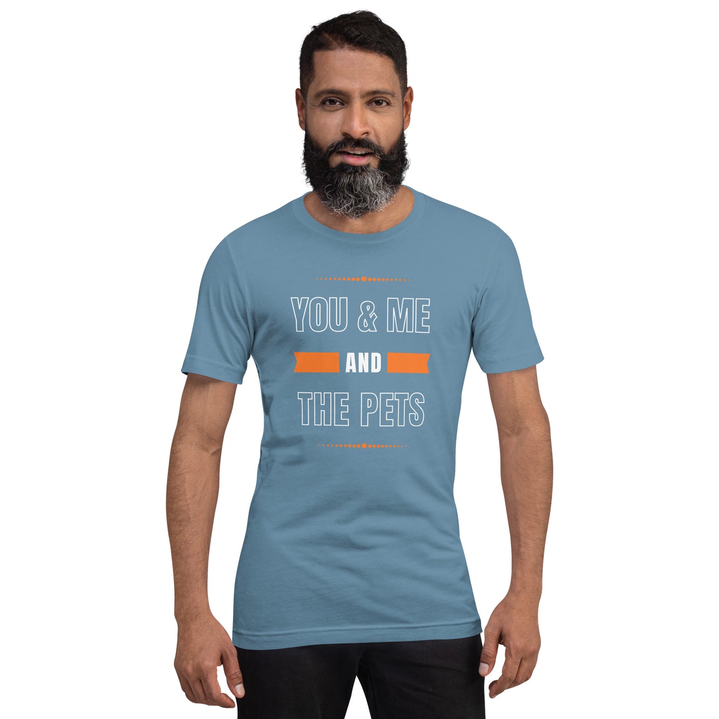 You & Me and the Pets Unisex t-shirt