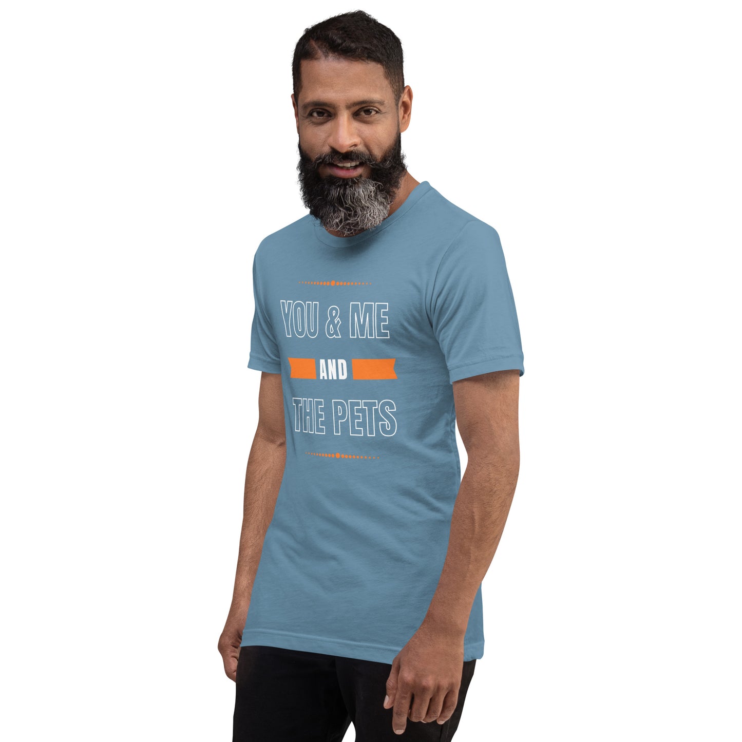 You & Me and the Pets Unisex t-shirt