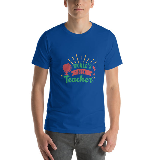 Worlds Best Teacher Unisex t-shirt