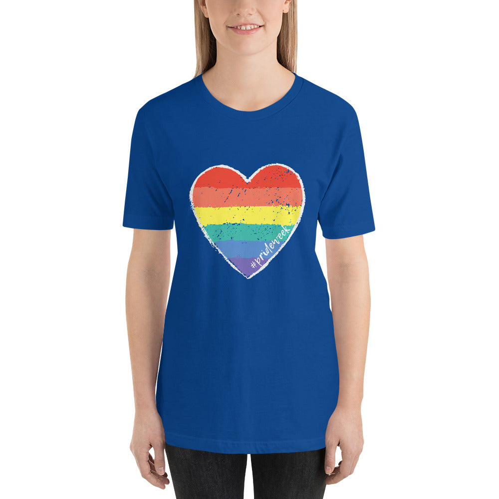 Pride heart Unisex t-shirt