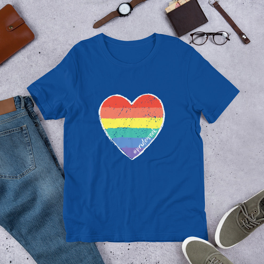 Pride heart Unisex t-shirt