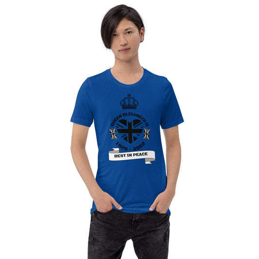 RIP QUEEN EIIR BK Unisex t-shirt